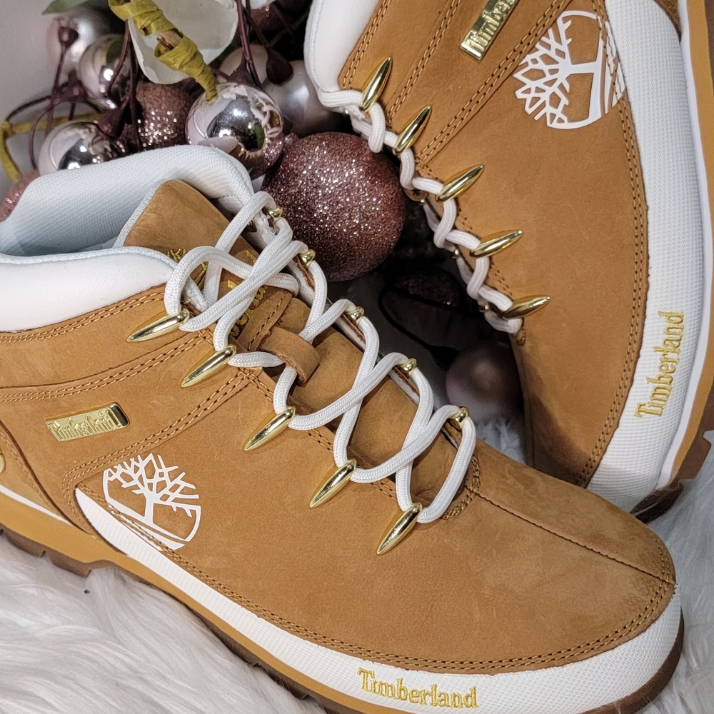 Timberland Tan and White Women's Sneakers